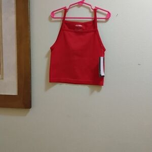ViVI Vibrant Red Crop Top